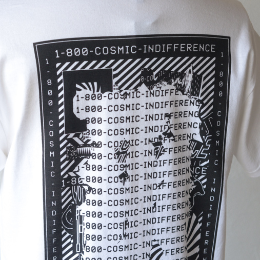 Printed T-shirt - Cosmin Indifference - Wht/Blk【Dead Feelin】 - 画像4枚目