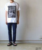 Printed T-shirt - Cosmin Indifference - Wht/Blk【Dead Feelin】 5