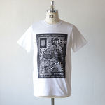 Printed T-shirt - Cosmin Indifference - Wht/Blk【Dead Feelin】 1