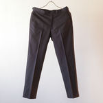 FINX SILK CHAMBRAY SLACKS - Brown Chambray【AURALEE】 1