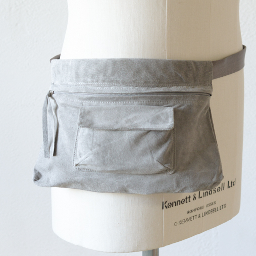 waist belt bag wide - Light Gray【Hender Scheme】 1