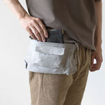 waist belt bag wide - Light Gray【Hender Scheme】 3