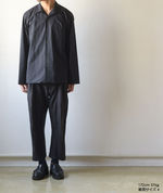 SELVEDGE WEATHER CLOTH SHIRTS - Ink Black【AURALEE】 5