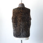 Shearling Vest - Leather Piping - Leopard【Needles】 2