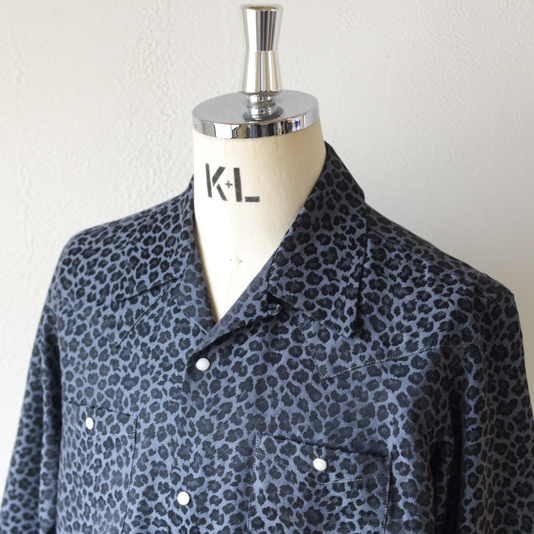 One-Up Cowboy Shirt - C/N Jacquard / Leopard 【Needles