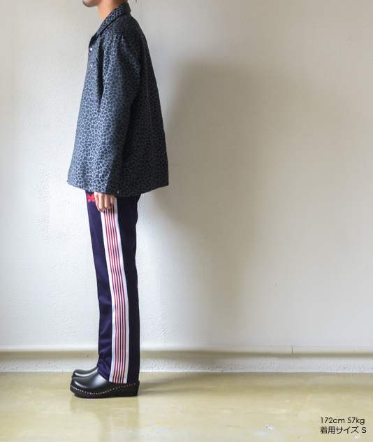 Narrow Track Pant - Poly Smooth - Eggplant【Needles