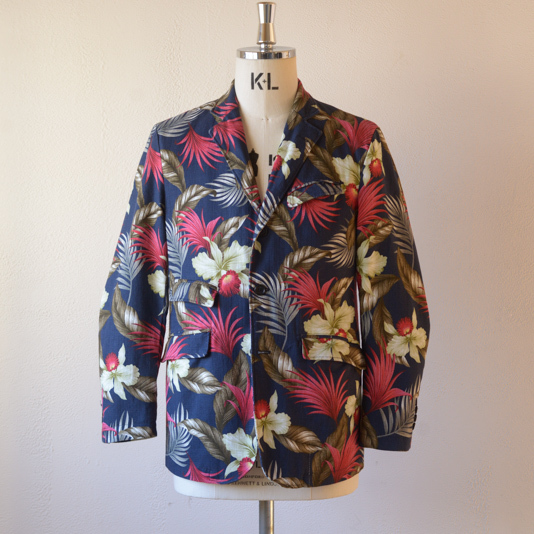 Andover Jacket - Hawaiian Floral Java Cloth - 画像1枚目