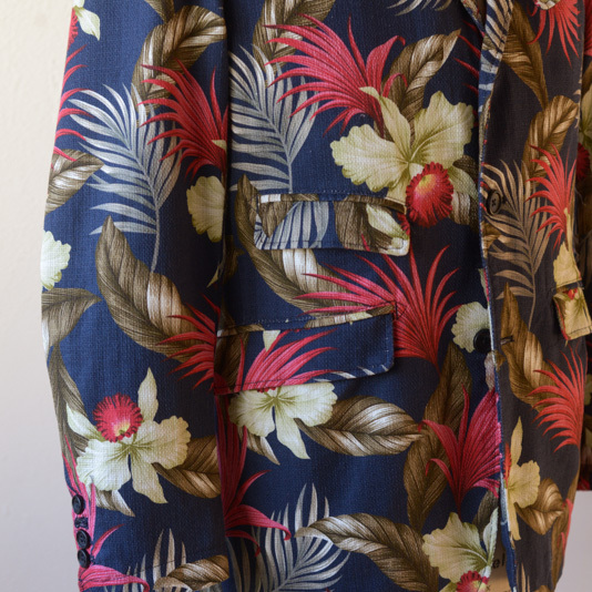 Andover Jacket - Hawaiian Floral Java Cloth - 画像4枚目