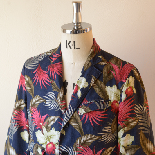 Andover Jacket - Hawaiian Floral Java Cloth - 画像3枚目