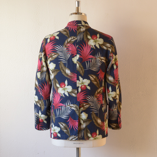 Andover Jacket - Hawaiian Floral Java Cloth - 画像2枚目