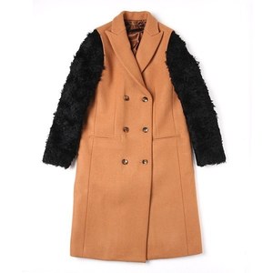 muller of yoshiokubo fur sleeve separated coat