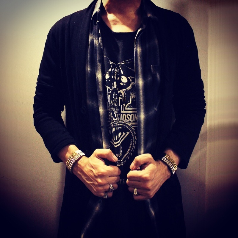 LJP×CLOSER LONG CHECK SHIRTS