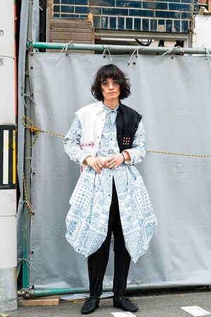 SHINYAKOZUKA DRESS WITH REYN SPOONER × SYU.HOMME/FEMM Bi-color Short sleeve shirts