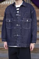 Graphpaper Colorfast Denim Blousonスタイル 2