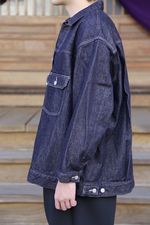 Graphpaper Colorfast Denim Blousonスタイル 3