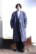 Graphpaper Garment Dyed Shop Coatスタイル 1