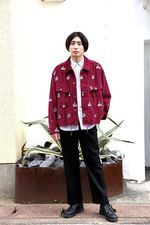 doublet VETNAM EMBROIDERY COURDUROY JACKET(20AW15BL107)PINK発 1