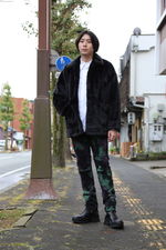 doublet HAND-PAINTED FUR JACKET(20AW04BL90)BLACK発売 3