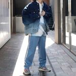 beautiful people / bp double-end selvedge bleach denim blouson 1
