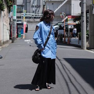 JOHN LAWRENCE SULLIVAN / BROADCLOTH HANGING SLEEVE SHIRT