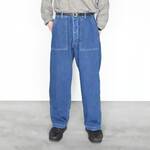 INTÉRIM(インテリム) USED SLUB YARN DENIM BAKER PANTS 4