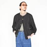 INTÉRIM(インテリム) USED SLUB YARN DENIM BAKER PANTS 2