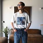 INTÉRIM HYPER BIG RAYON LINEN SHIRTS JACKET　style 3