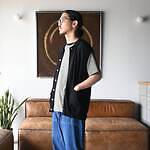 YASHIKI(ヤシキ)Kinkai Collar Vestコーディネート 2