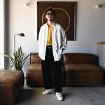 THE DAY(ザデイ)VINTAGE BRUSHED FLANNEL SHIRTスタイル 1