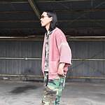 YASHIKI / GANKO別注 Ginka Cardigan(Yuki Momizi)　style 5
