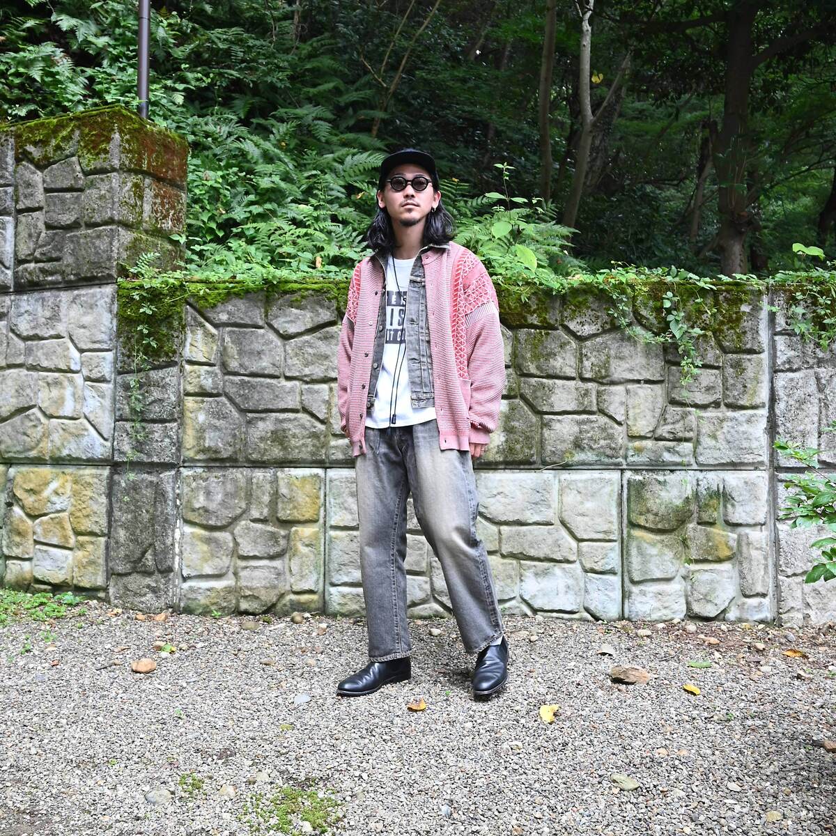 YASHIKI / GANKO別注 Ginka Cardigan(Yuki Momizi)style 1