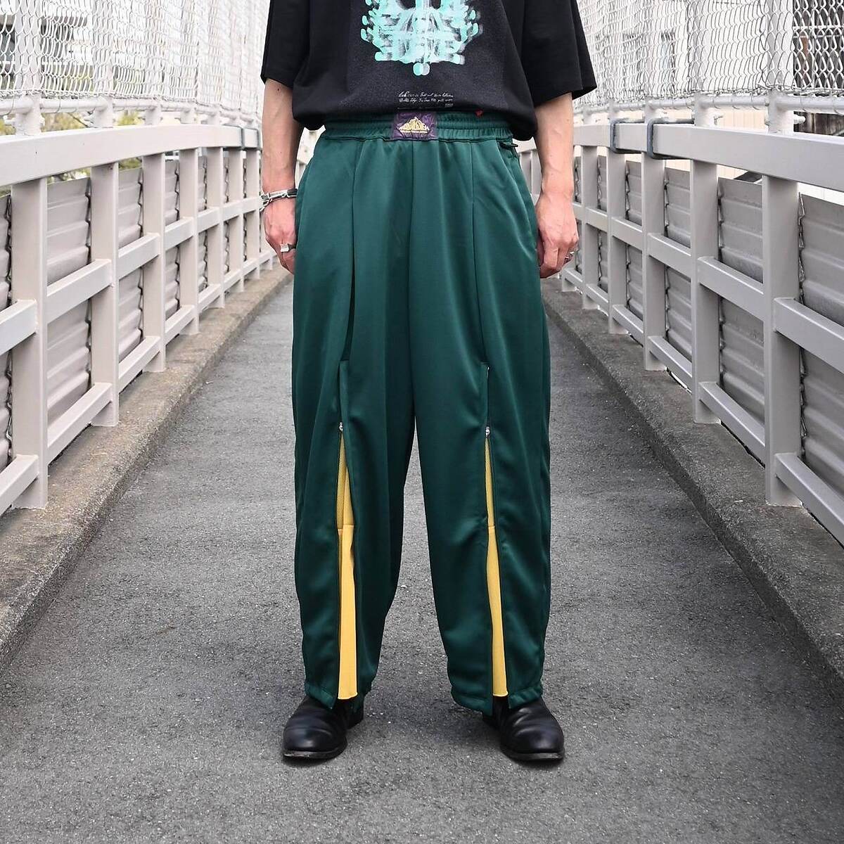 Leh / Zip Wide Track Pants　style 5