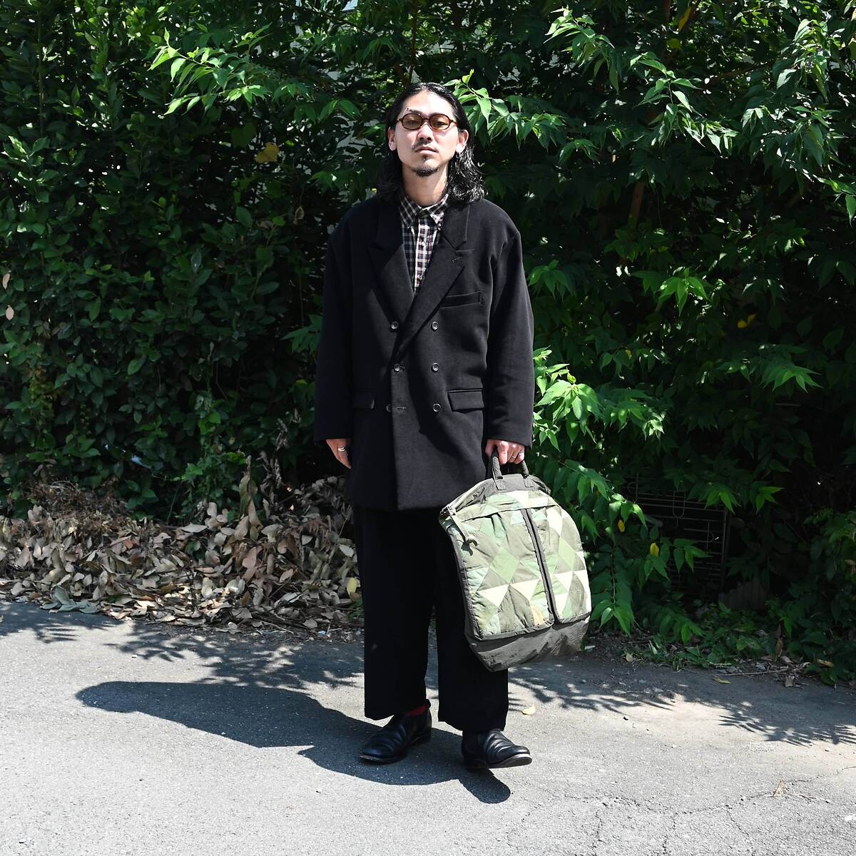 THE DAY(ザデイ)MOLESKINセットアップ、 90年代ペンドルトンシャツスタイルのショップスナップ