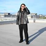 YASHIKI(ヤシキ)着回し抜群ハーフジップニット、普通に良いスラックスstyle2 1