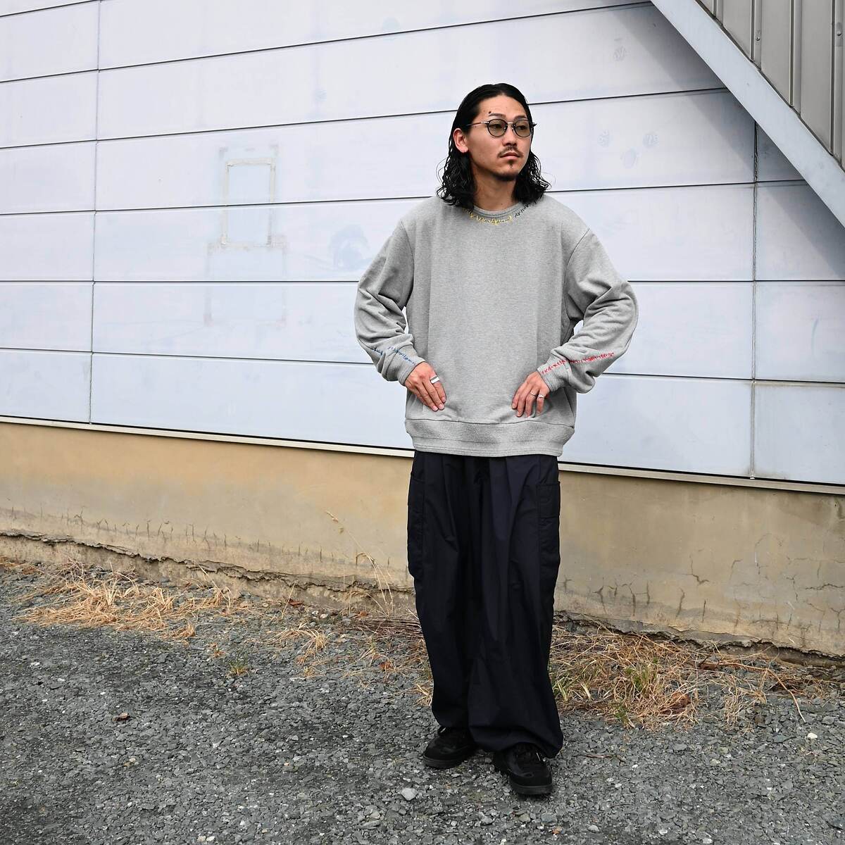 KUON / GANKO別注 Sashiko Sweatshirt style2 1