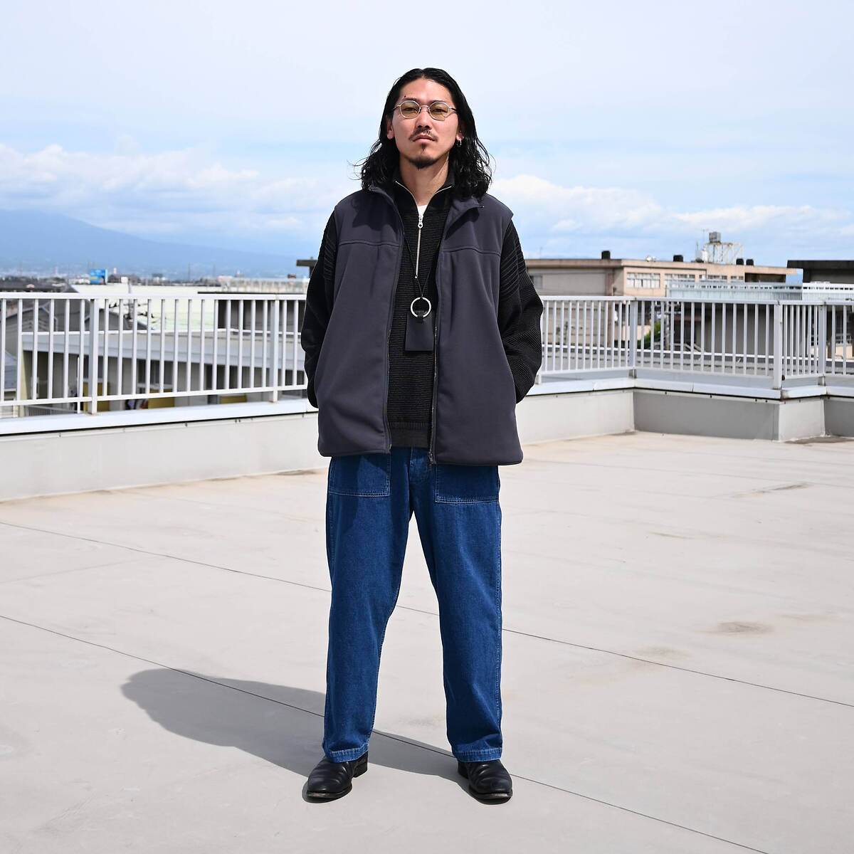THEDAY(ザデイ)WIND ZONE FLEECE VEST、YASHIKI(ヤシキ)ニットスタイル 1