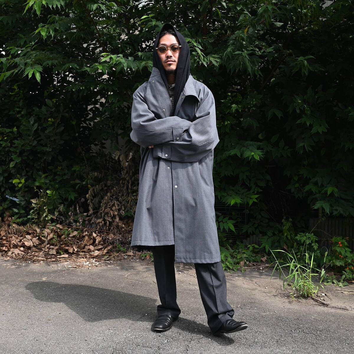product twelve(プロダクトトゥウェルブ) T/W Rain Coat、カシミアストールスタイル 1
