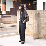 9.6oz OLDJOEオリジナルネップデニム生地のベスト型オーバーオール 3
