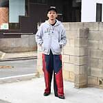 CHANGES スイッチングジップパーカー、ナイロンパンツstyle 3