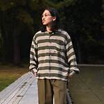 INTERIM(インテリム)KID MOHAIR ALPACA SHAGGY CARDIGANスタイル 5