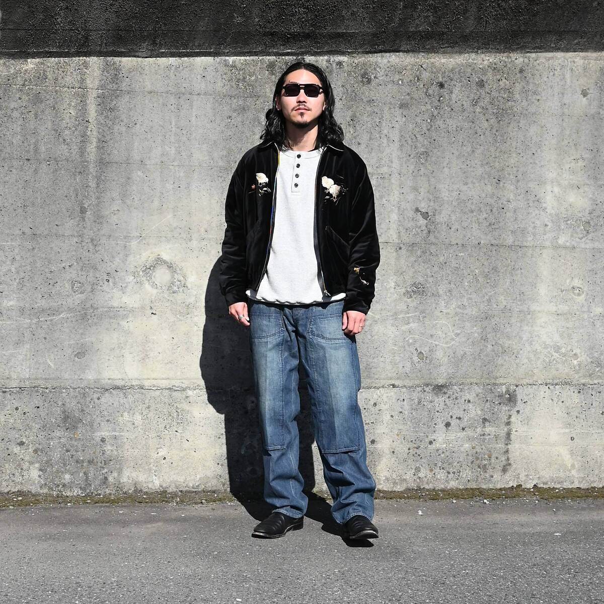 OLD JOE(オールドジョー)STUNNING VELVET SOUVENIR JACKET(Niwatori to Hiyoko)