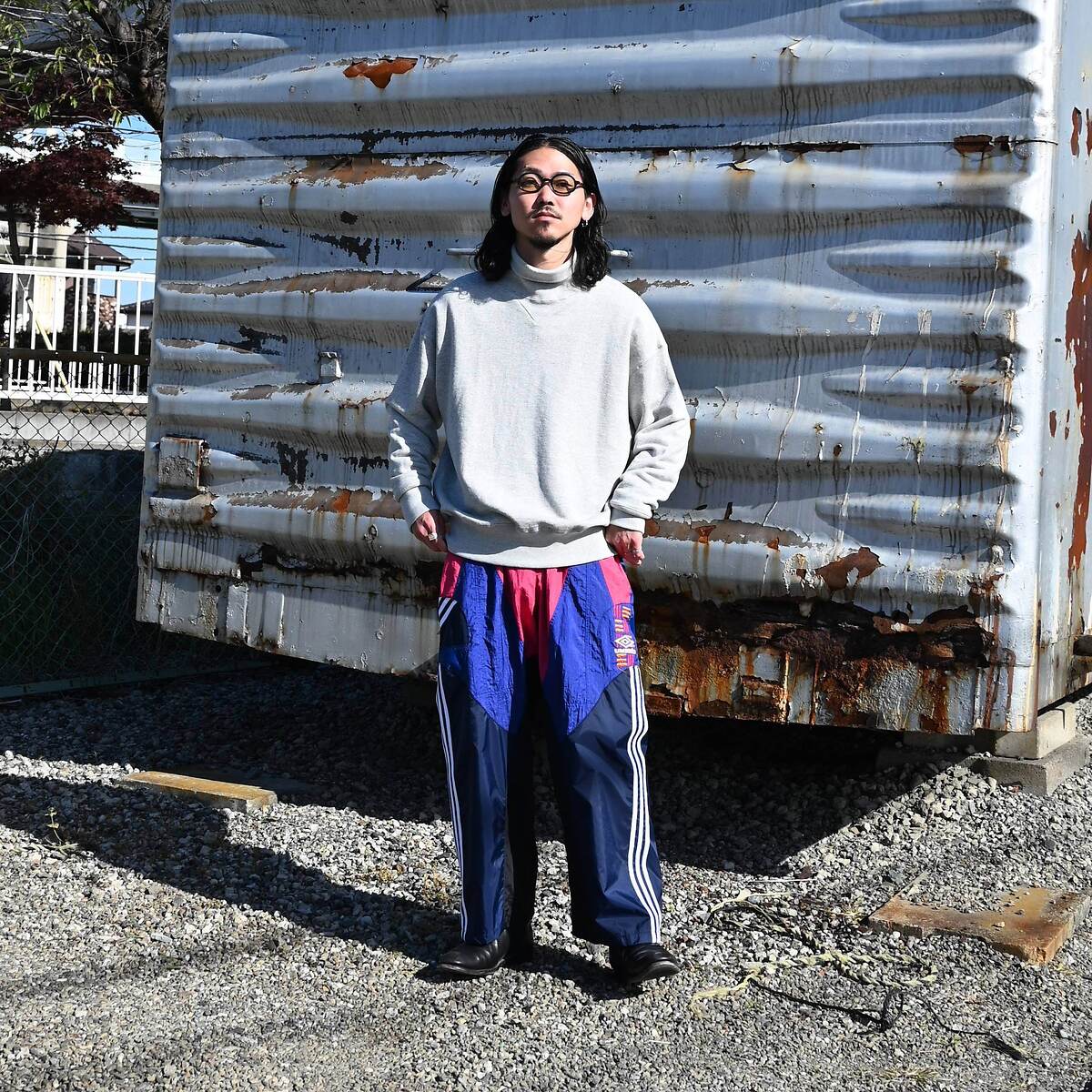 CCU(シーシーユー)DOUBLE BREASTED JKT、CHANGES(チェンジーズ)REMAKE NYLON EASYPANTS 4