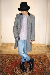 TAKAHIROMIYASHITATheSoloIst. sg.0148 stars chesterfield coat