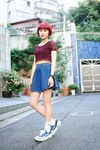 岸子さん - トップショップ(TOPSHOP)、アメリカンアパレル(American Apparel)｜原宿ストリートスナップ1