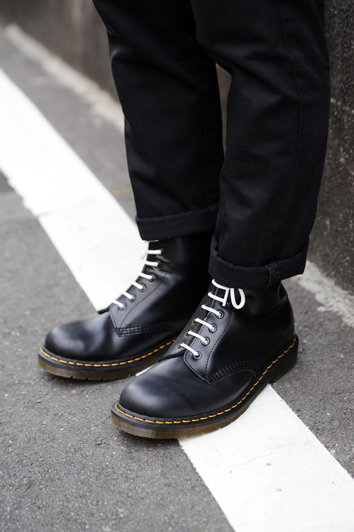 青山 翔史さん - プラダ(PRADA)、ロットワイラー(ROTTWEILER)｜渋谷ストリートスナップ - 写真5
