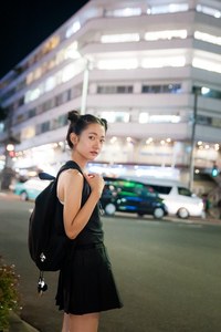 あわつ まいさん - ナイキ(NIKE)、オリバーピープルズ(OLIVER PEOPLES)｜原宿ストリートスナップ - 写真1