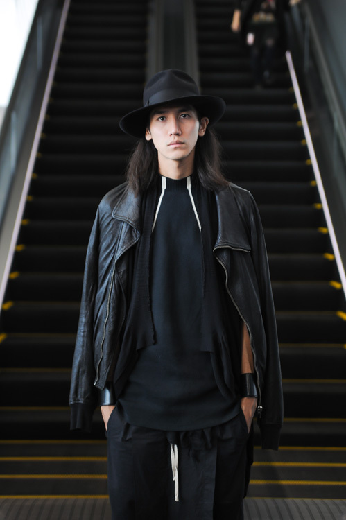 茶畑 優さん - リック・オウエンス(Rick Owens)｜渋谷ストリートスナップ - 写真2