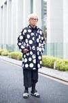 千原 徹也さん - ナインティナイン パーセント イズ(99%IS-)、コム デ ギャルソン(COMME des GARÇONS)｜青山・表参道ストリートスナップ2