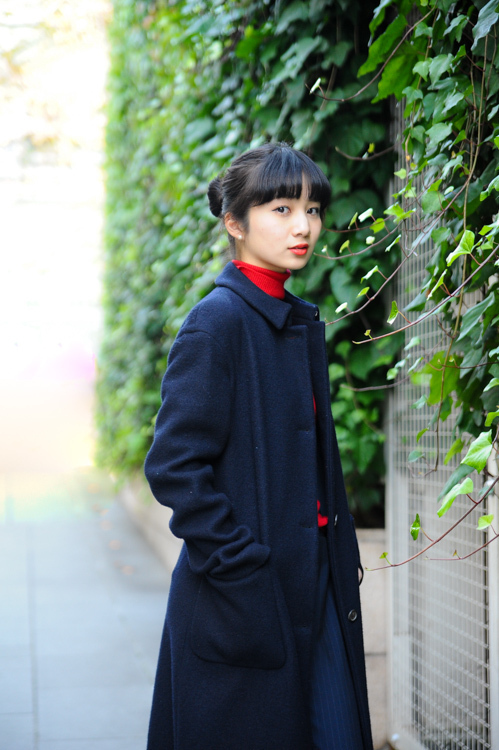 山田 詩衿さん - バーバリー(BURBERRY)、ザラ(ZARA)｜原宿ストリートスナップ4
