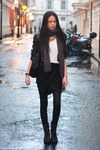 ヴァネッサさん - ウエアハウス(WAREHOUSE)、アレキサンダー ワン(alexanderwang)｜ロンドンストリートスナップ1